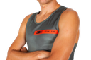 TANK TOP MAN ORANGE TREKKING GREEN