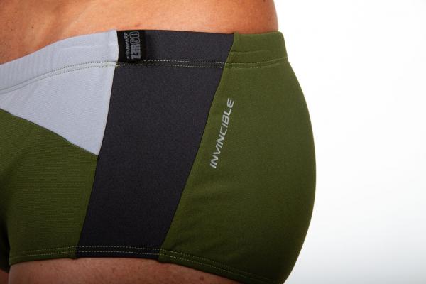 TRUNKS KHAKI/DARK GREY/GREY