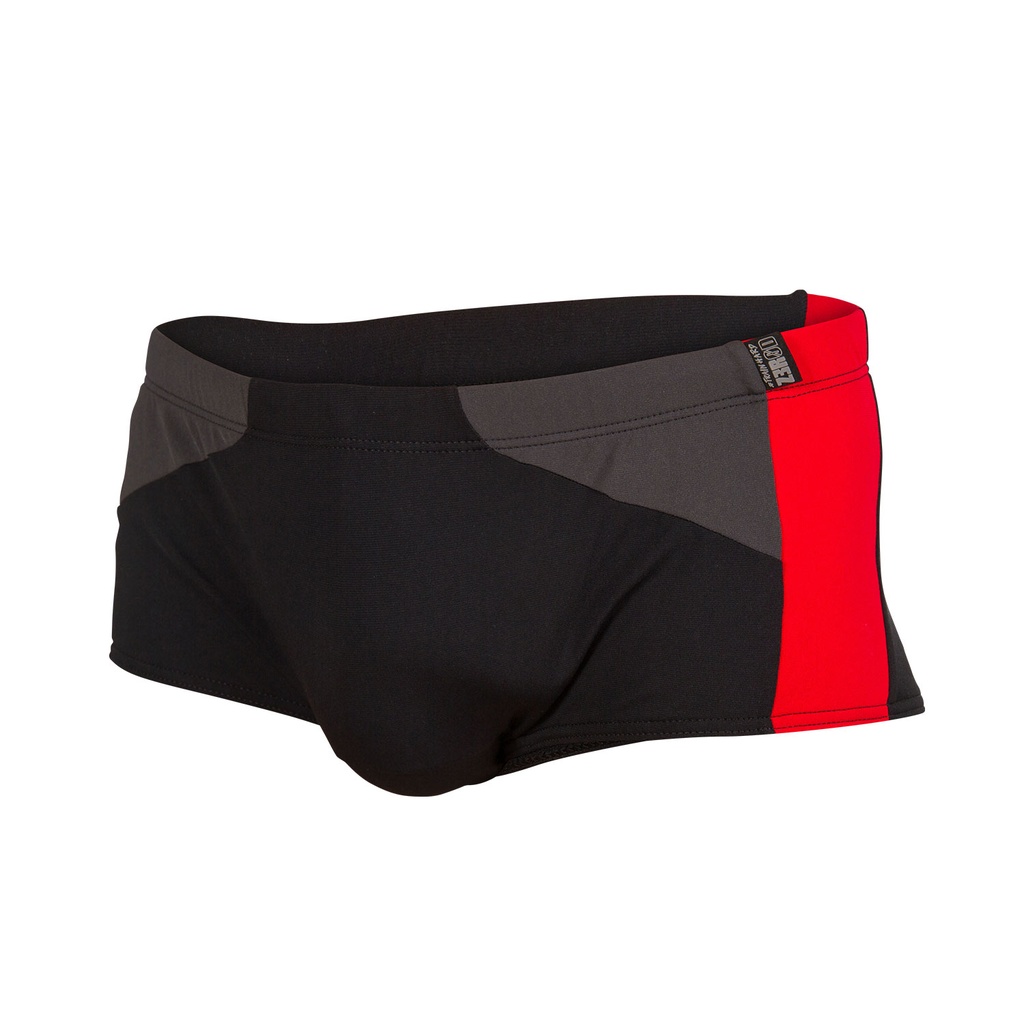 TRUNKS BLACK GREY RED