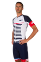 CYCLING JERSEY MAN MARINIERE NAVY