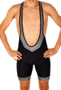BIBSHORTS MAN ORANGE TREKKING GREEN