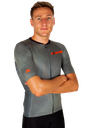 MAILLOT VELO HOMME ORANGE TREKKING GREEN